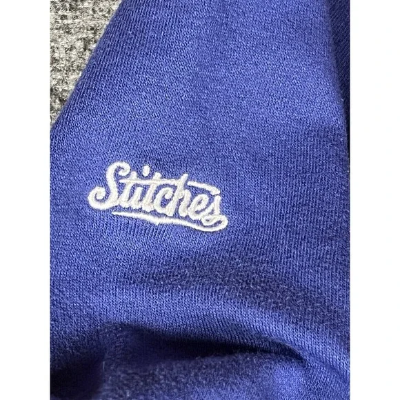 Stitches Los Angeles Dodgers Pullover Men's Size XL Blue MLB Genuine Sweatshirt